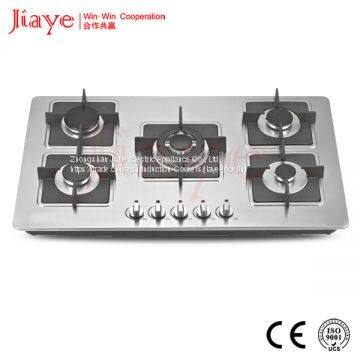 Stainless steel gas hob/86cm kitchen gas stove/Built in 5 burner gas cooker JY-S5028
