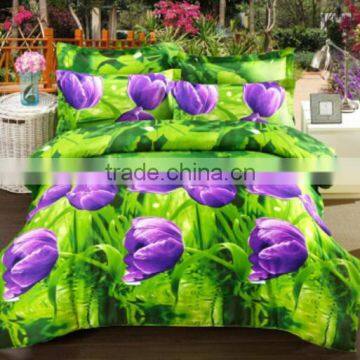 Hot Sell Colorful Decorative Flower Design Digital Printed Bed Skirt Factory photo-4