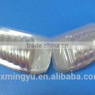 Clear virgin Bubble Plastic collar butterfly