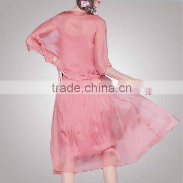 Simple Style Formal Lolita Style Silk Satin Dress Styles Made In China photo-3