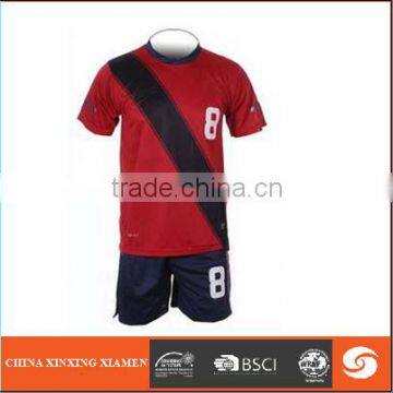 Wholesale Basketball sport wear suitmichael jordan RED Men's Jersey set