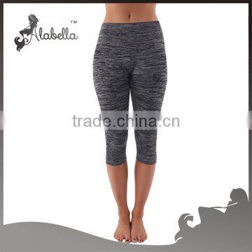 Women's Ombre Flexible Exercise Capri Pants photo-3