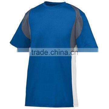 Quick Dry Youth Quasar Jersey 92% Polyester 8% Spandex Pinhole Mesh Sport Tee Customize Sport Active Wear Manufacturer photo-4
