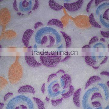 Polyester Printed Coral Fleece Fabric(jacquard) photo-2