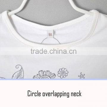 JannyBB Vintage Wholesale Secret Garden All Cotton Girls' T-shirt photo-4