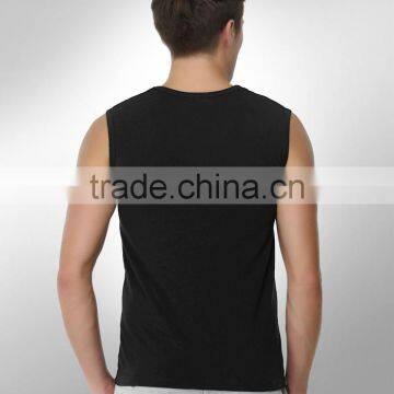 Hot Custom Summer Plain Colour Mens Wholesale Blank Tank Tops in China photo-4