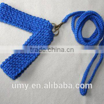 Friendly Dog Collar And Matching Leash Crochet Leather Dog Leash Cotton Pet Harness photo-4