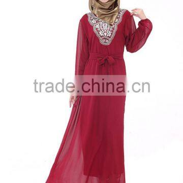 New Design the Middle East Summer Women Muslim Wedding Long Dress photo-4