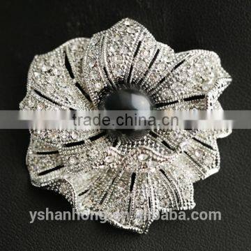 Natural Pearl Brooch Brooches Anemones Shape Micro Mosaic Fashion photo-5