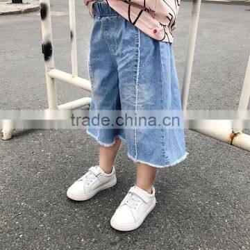S16959A Summer Casual Kids Trousers Washed Jeans Pants photo-4