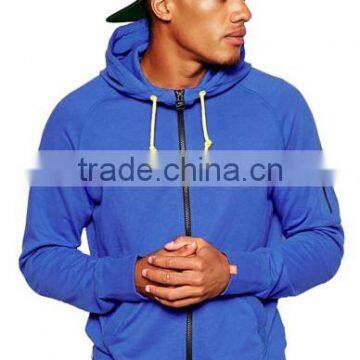 Blue Soft Touch Wholesale Custom Mens Fashion Hoodies photo-2