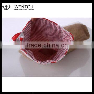 Monogrammed Burlap Christmas Stocking photo-5