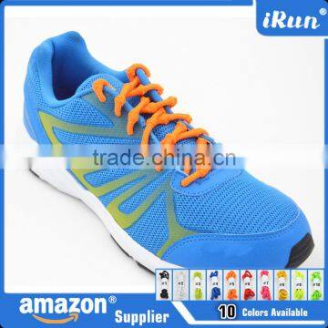 MOQ:100 Pairs!!!~10 Colors~No Tie Elastic Laces With Knots~ Elastic Lazy Shoe Laces Sport Triathlon Laces~Elastic Quick Shoelace photo-3