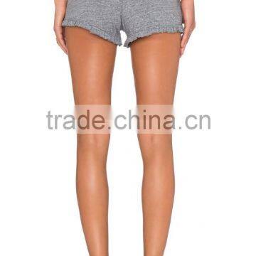 Latest Ruffle Shorts Pants Women Wholesale Fashion Running Shorts/pants photo-3