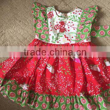 Factory price sales pink dresses for girls fashion girls summer fresh floral dress