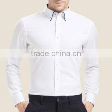 Wholesale 100% Cotton White Shirts for Men Slim Fit Men Shirt photo-2