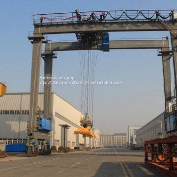 Loading And Unloading 60Ton Quayside Container Gantry Crane RTG Crane