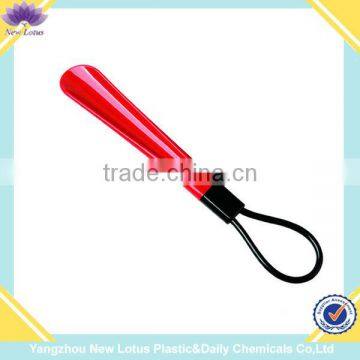 Colorful brush novelty leather shoe horn