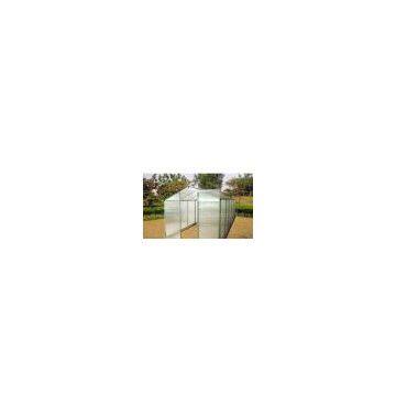 Portable Garden Greenhouse 4mm UV Twin-Wall Polycarbonate Greenhouses Come with 4 Vents 6' X 10'  RA