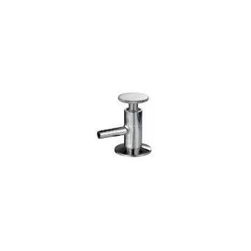 Stainless steel sanitary sample valve