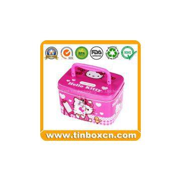 Saving Tin Box, Metal Tin Money Box,Tin Coin Bank,Tin with Lock
