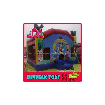 COM-174 Commercial Chirld Mickey Mouse Inflatable Bouncer