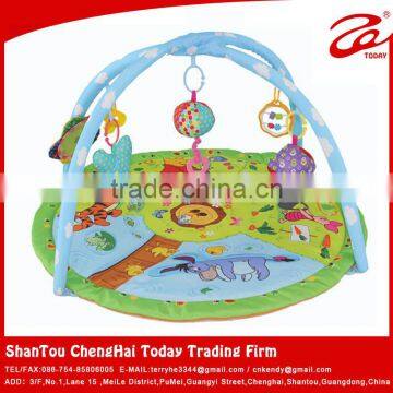 Kid green play mat