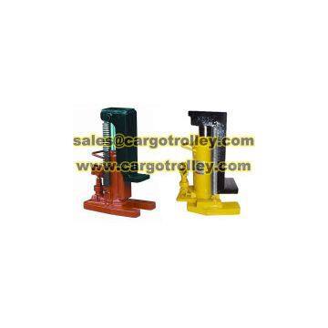 Toe jacks applications and features
