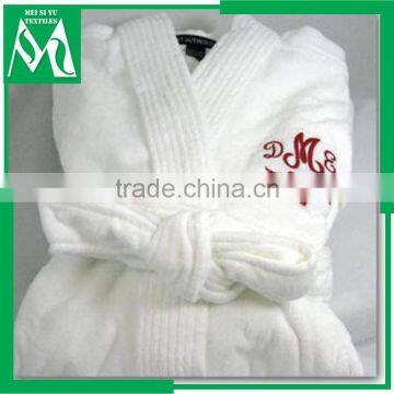 fleece velour salon bathrobe/robe custom design