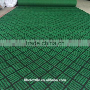 500g or600g nonwoven needle punched double color jacquard carpet