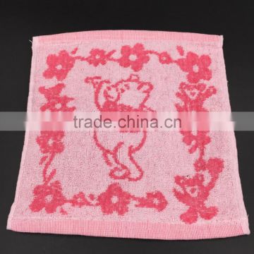 Baby towel price Children jacquard logo towel Yarn-dyed jacquard towel factory