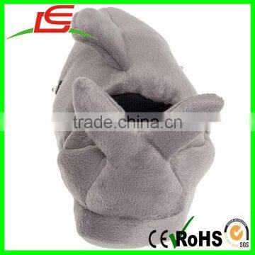 Wholesale Novelty Boys Light-Up Eyes Shark Plush Slipper photo-4