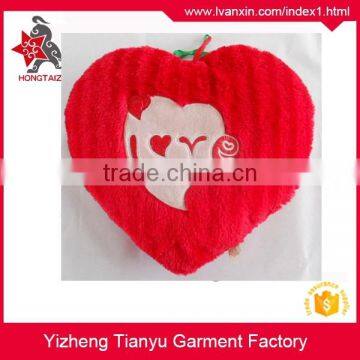30*30cm High Quality Soft Plush Red Heart Love Pillow