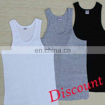 Wholesale 100% Cotton Gym Singlets for Men