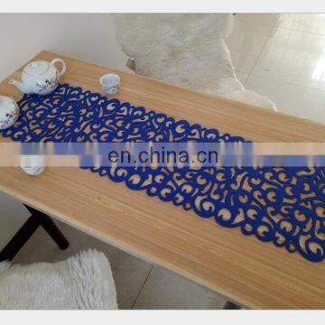 Wholesale Custom Made Wedding Home Laser Cut Felt Table Runner