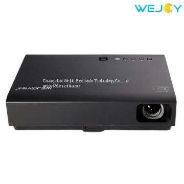 Wejoy DLP HD 1080p Projector 3D Home Theater Projector with All-Glass Cinema Grade Lens Support Laptops Tablets Smartpho