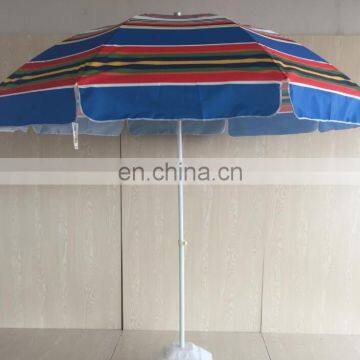 Multicolor Printing Outdoor Tilt Beach Umbrella Parasol