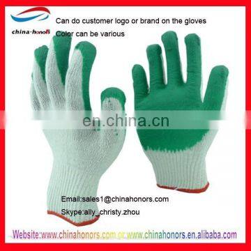 crinkle latex coated work gloves/mechanical work gloves