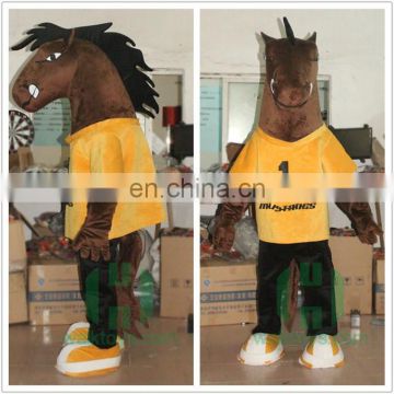 HI CE funny mascot costume with high quality,customizedhorse mascot costume