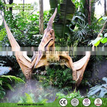 Display Silicon Rubber Animatronic Flying Dinosaur Model