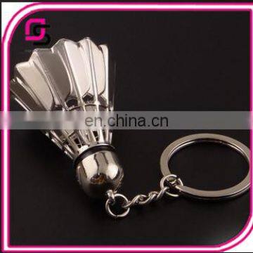 2017 Fashion keyrings, metal keyrings, badminton shape keyrings