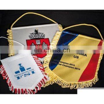 custom felt sports match fans mini pennant flags / Custom School Flags Sport Club