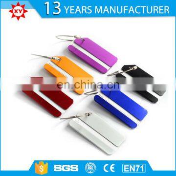 Aluminum OEM Colorful Metal Luggage Tag