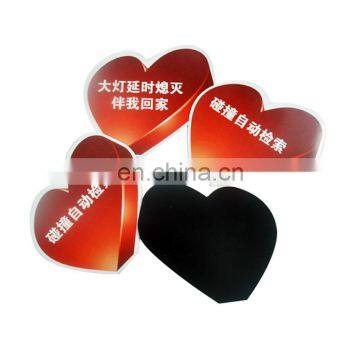 heart shaped promotional custom magnetic car signs cheap