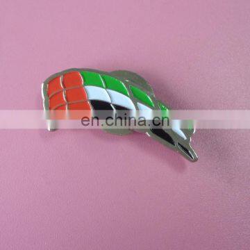 UAE flag and special shaped logo customized UAE national day gift souvenir metal badge