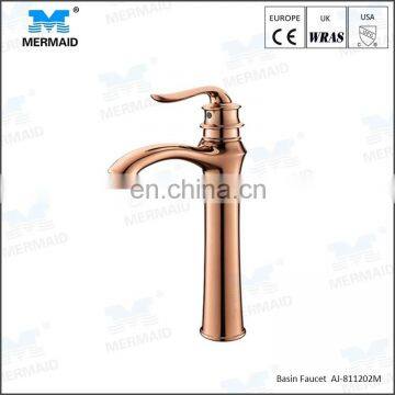 CE Approved Bathroom Mixer Traditional Vintage Lavatory Tap Antique Brass Waterfall Vessel Sink Faucet