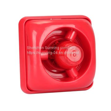 Factory Offer High Volume 12V Volt 150Db Alarm Siren With Strobe Light