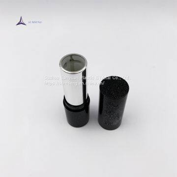 Sparkle Black Custom Lipstick Tube