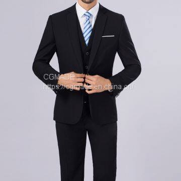 Professional Men's Work Clothes Office White Collar Senior Suit photo-2