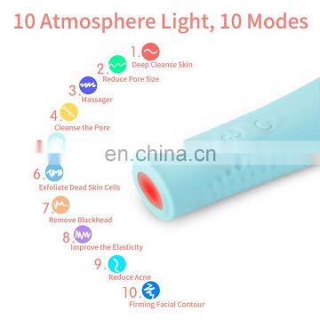 LEVETT Misia Silicone Facial Cleansing Brush IPX7 Waterproof Magnetic Rechargeable Massager With 10 Skincare Modes photo-6